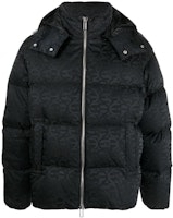 EMPORIO ARMANI FW22 Classic Logo Printed Down Jacket Black Long Sleeve 6L1BH21NLLZ0999 EMPORIO ARMANI FW22 Classic Logo Printed Down Jacket Black Long Sleeve 6L1BH21NLLZ0999