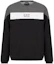 Buy エンポリオアルマーニ FW22カラーブロックロゴプリントクルーネックスウェットシャツ ブラック 6LPM14-PJ07Z-1200