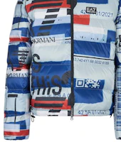 Details for Emporio Armani FW22 EA7 男款多色logo拼接連帽棉質外套 6LPB05-PN9FZ-2108