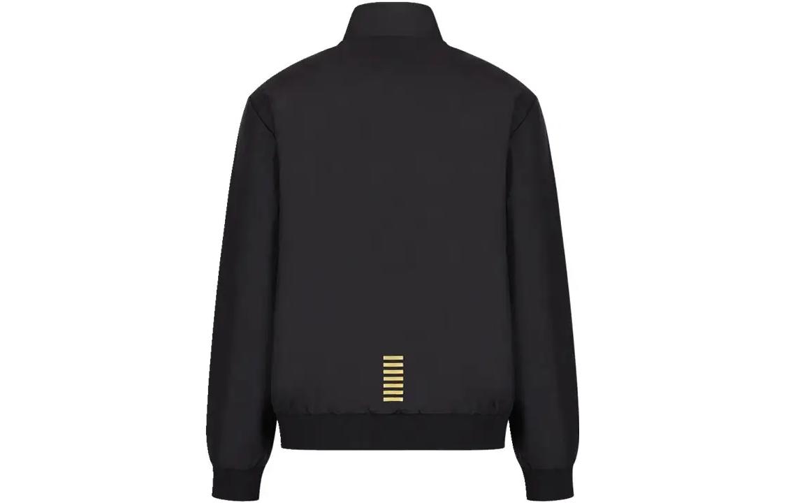 EMPORIO ARMANI FW22 EA7 Logo Print Fleece Zip Jacket Black . 6LPB27-PN27Z-0208 圖 3