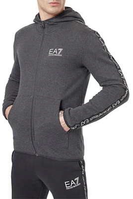 Emporio Armani FW22 EA7 Logo Print Hoodie Kelabu Gelap 6GPM32-1J07Z-3909 Shop Emporio Armani FW22 EA7 Logo Print Hoodie Kelabu Gelap 6GPM32-1J07Z-3909