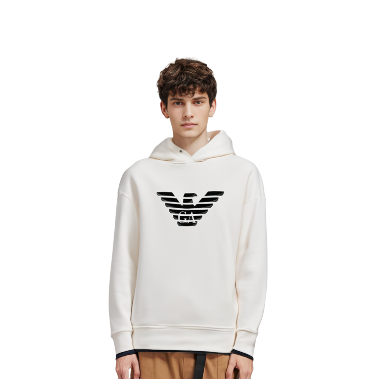 Details for Emporio Armani FW22 Sweater Logo Elang Putih. 6L1ML9-1JWPZ-001E4