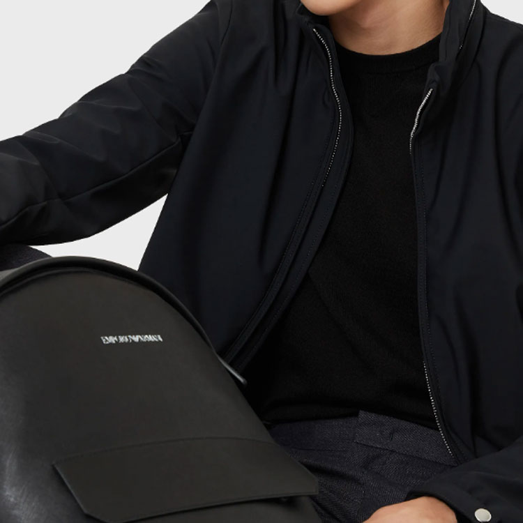 Emporio Armani FW22 Essentials  Black Packable Hooded Jacket. 8N1BD2-1NZAZ-0999 圖 7