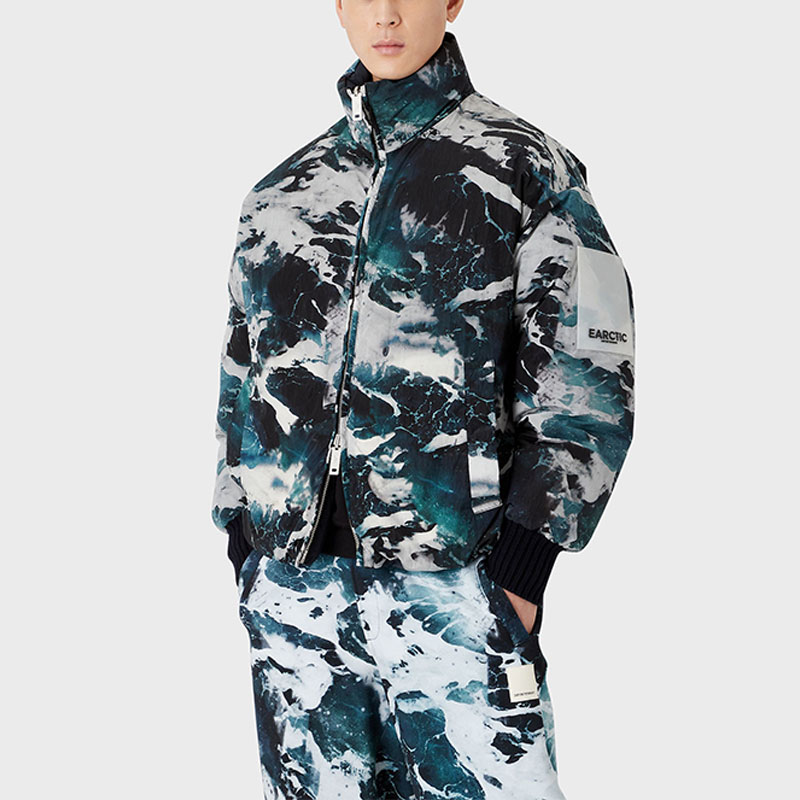Purchase Emporio Armani FW22 冰川印花雙面羽絨外套 男款 多色 6L1B8H-1N65Z-F934