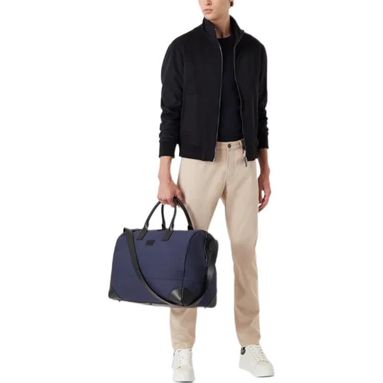 Lookbook EMPORIO ARMANI FW22 Celana Jeans Pria Logo Mid-Rise Warna Solid. 8N1J06-1GN0Z-0142