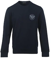 Emporio Armani FW22 Logo Print Crewneck Pullover Sweatshirt Men’s Navy 111785-2F573-00135 Emporio Armani FW22 Logo Print Crewneck Pullover Sweatshirt Men’s Navy 111785-2F573-00135
