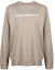 Order EMPORIO ARMANI FW22 Logo Print Crewneck Pullover Sweatshirt Brown For Men. 8N1MR6-1JRIZ-F176