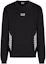 Buy Emporio Armani FW22 Logo Print Striped Sweatshirt Hitam 6LPM02-PJ16Z-1200