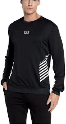 Emporio Armani FW22 Logo Print Striped Sweatshirt Hitam 6LPM02-PJ16Z-1200 Sizing Emporio Armani FW22 Logo Print Striped Sweatshirt Hitam 6LPM02-PJ16Z-1200