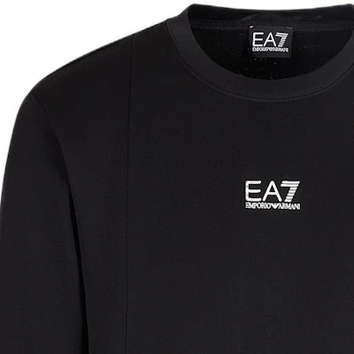 Emporio Armani FW22 Logo Print Striped Sweatshirt Hitam 6LPM02-PJ16Z-1200 Cheap Emporio Armani FW22 Logo Print Striped Sweatshirt Hitam 6LPM02-PJ16Z-1200