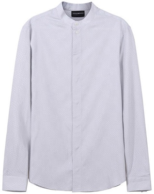 EMPORIO ARMANI FW22 Men’s Plaid Patchwork Long-Sleeve Shirt Light Gray. H31CF6-C11F5-036 Order EMPORIO ARMANI FW22 Men’s Plaid Patchwork Long-Sleeve Shirt Light Gray. H31CF6-C11F5-036