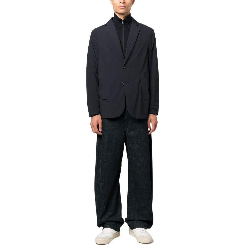 Lookbook Emporio Armani FW22 海軍藍單排扣長袖西裝外套 6L1GB2-1NVLZ-NAVY