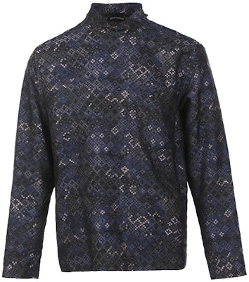 Emporio Armani FW22 深藍色圖案印花高領長袖上衣 男款 H31R09-C1080-919 Order Emporio Armani FW22 深藍色圖案印花高領長袖上衣 男款 H31R09-C1080-919