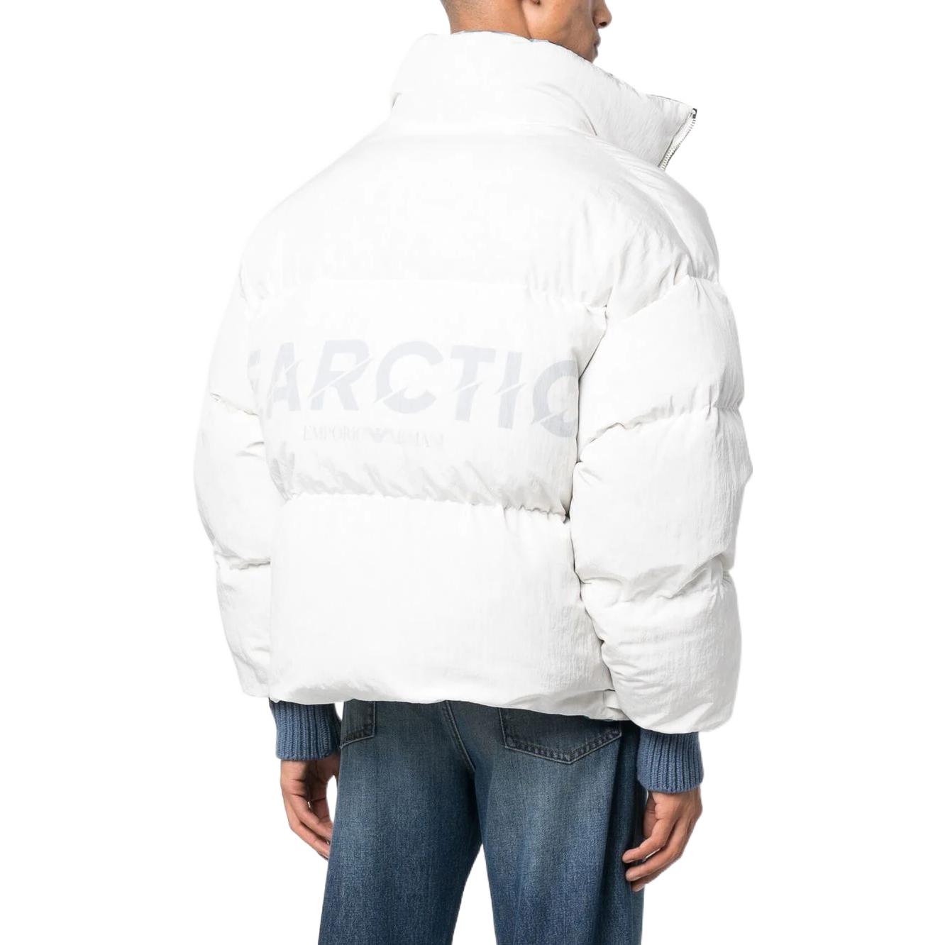 Purchase エンポリオアルマーニ FW22 リバーシブル 幾何学模様 メンズダウンジャケット 6L1B8H-1N65Z-F933