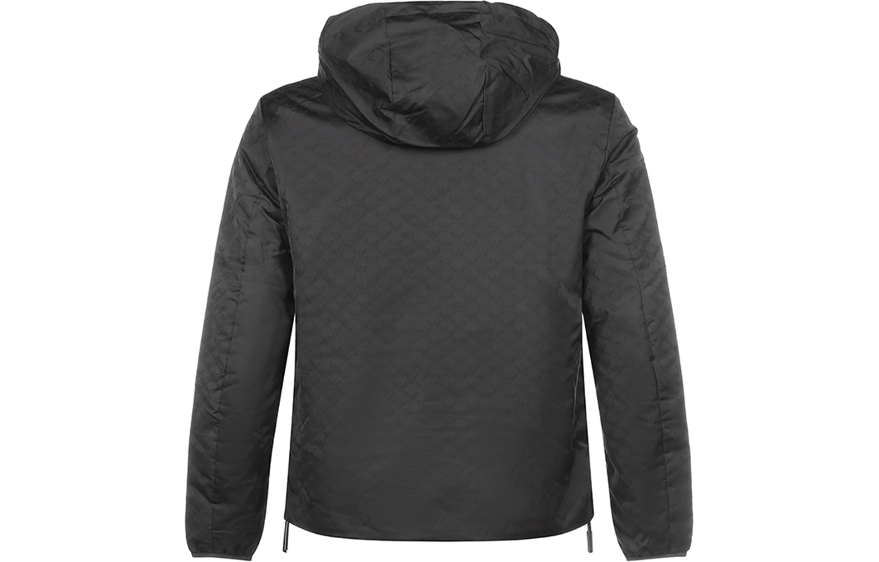 Lookbook エンポリオアルマーニ FW22 ソリッドブラック ジッパーフーディージャケット 8N1BN4-1NHQZ-F046