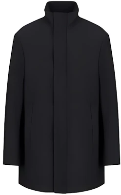 エンポリオアルマーニ FW22 ブラック スタンドカラー ミディアム丈コート 8N1LB11-NZAZ1-0999 Buy エンポリオアルマーニ FW22 ブラック スタンドカラー ミディアム丈コート 8N1LB11-NZAZ1-0999