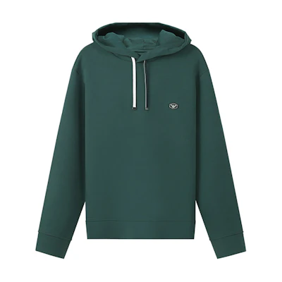 Emporio Armani FW22 Solid Logo Patch Sweatshirt Men’s Dark Green 8N1MD0-1JHSZ-0586