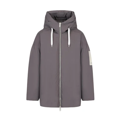 Emporio Armani FW22 Sustainable Hoodie Jacket Men’s Deep Gray 6L1L6B-1N7TZ-0652