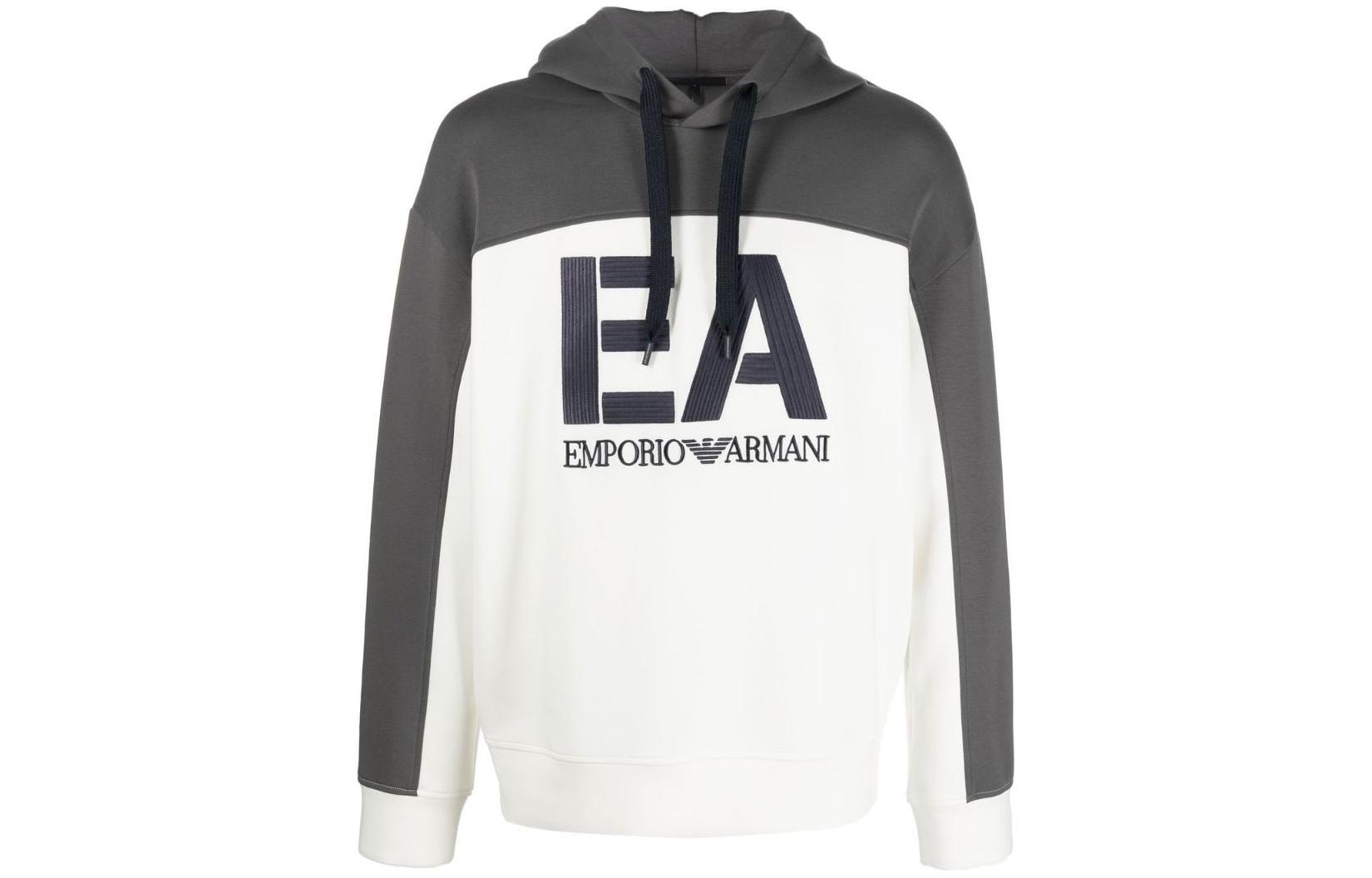 Emporio Armani FW22 White Logo Print Long-Sleeve Sweatshirt 6L1MB1-1JHSZ-0128 圖 2