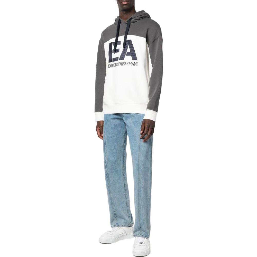 Emporio Armani FW22 White Logo Print Long-Sleeve Sweatshirt 6L1MB1-1JHSZ-0128 圖 3