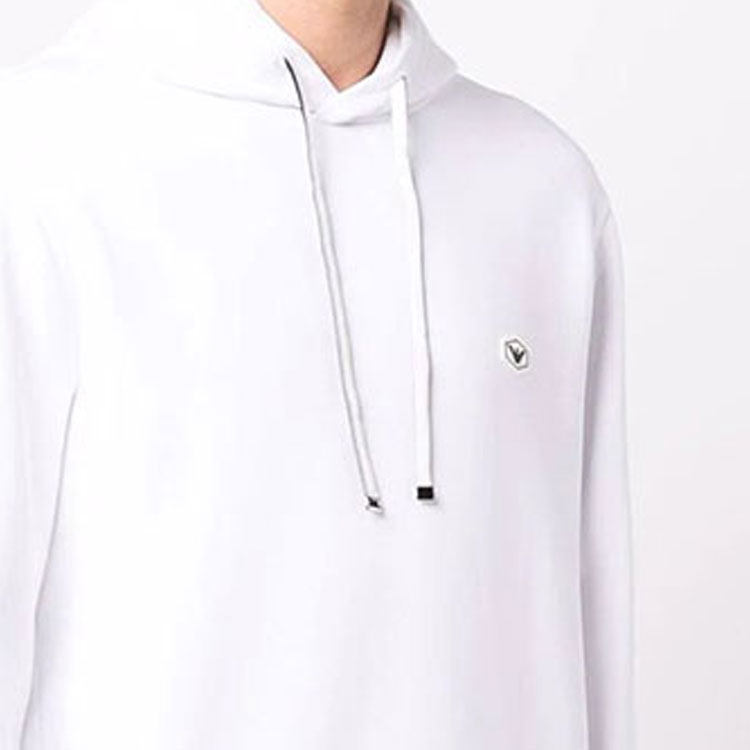 Details for Emporio Armani FW22 白色徽标贴章卫衣 8N1MD0-1JHSZ-0100