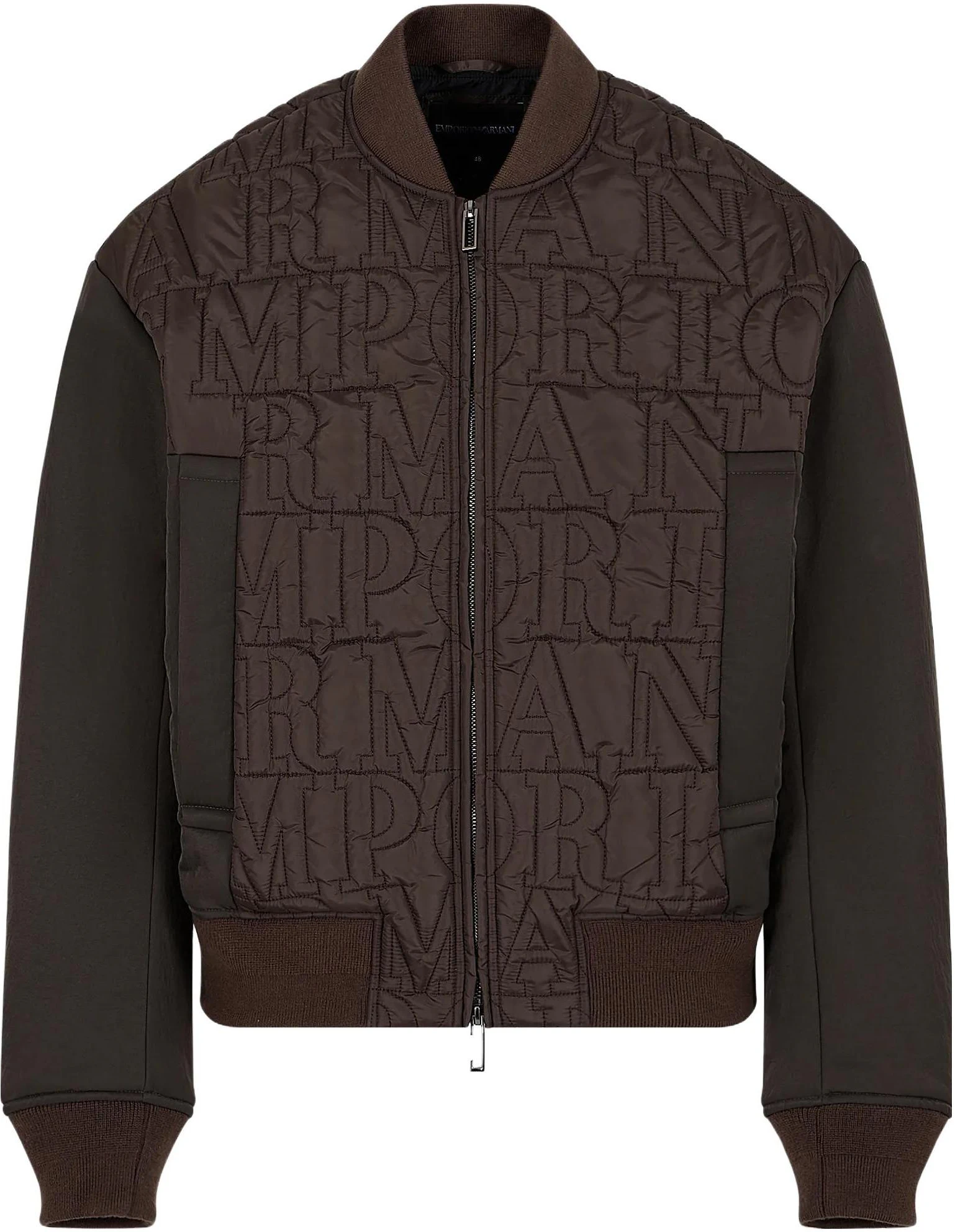 emporio-armani-fw-23-army-green-v-neck-logo-print-zip-up-bomber-jacket-6-r1-b761-nijz-1-05-a6
