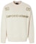 Buy EMPORIO ARMANI FW23 Beige Crewneck Sweatshirt with Embroidered Logo. 6R1ME3-1JWPZ1-0304