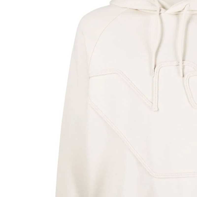 EMPORIO ARMANI FW23  Beige Logo Hoodie Pullover Long Sleeve Sweatshirt. 6R1ME4-1JWPZ-01M3 圖 7