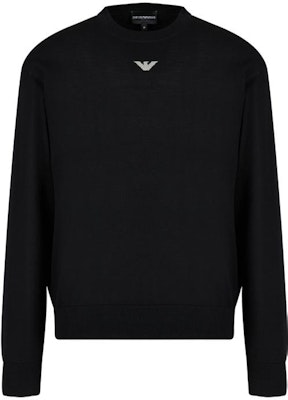 Emporio Armani FW23 Sweater Hitam Crewneck Logo Ikonik Elang. 6R1MXG-1MNGZ-F008 Order Emporio Armani FW23 Sweater Hitam Crewneck Logo Ikonik Elang. 6R1MXG-1MNGZ-F008