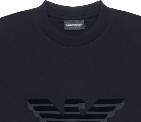 Emporio Armani FW23 黑色圓領長袖衛衣 帶標誌設計 6R1MG7-1JHSZ-00A9 Shop Emporio Armani FW23 黑色圓領長袖衛衣 帶標誌設計 6R1MG7-1JHSZ-00A9