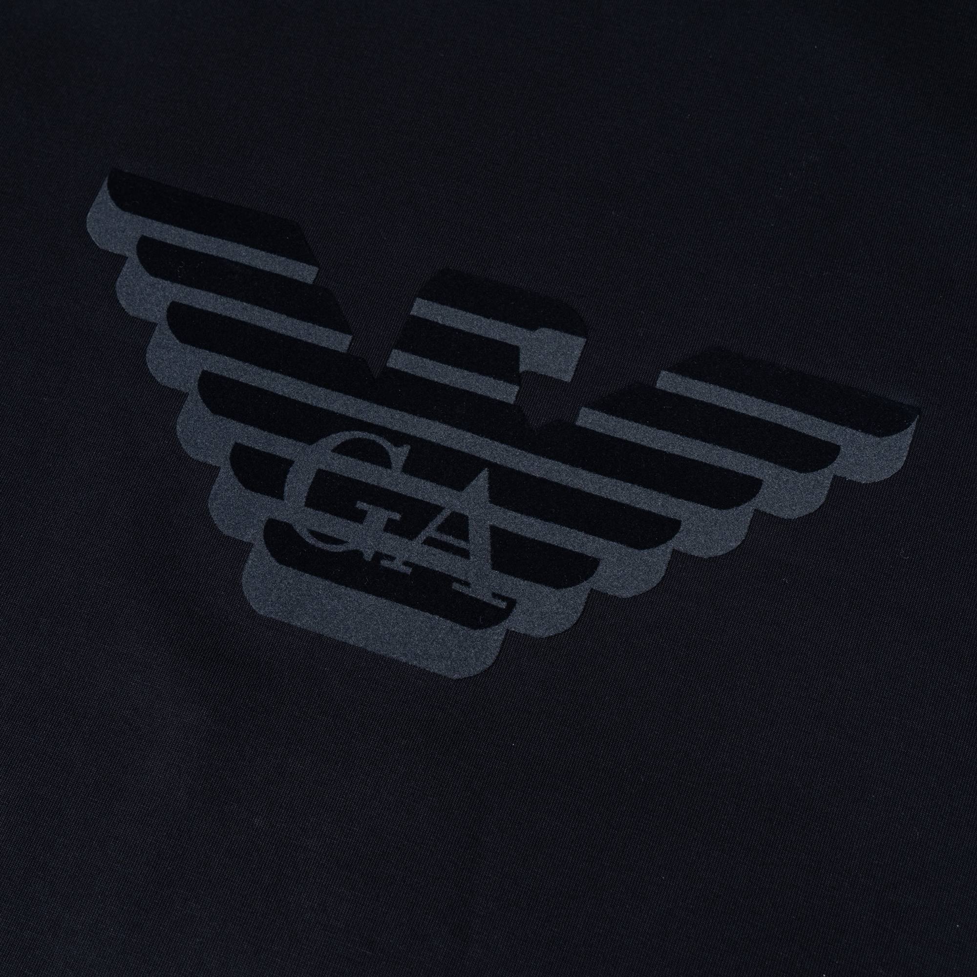 Purchase Emporio Armani FW23 黑色圓領長袖衛衣 帶標誌設計 6R1MG7-1JHSZ-00A9