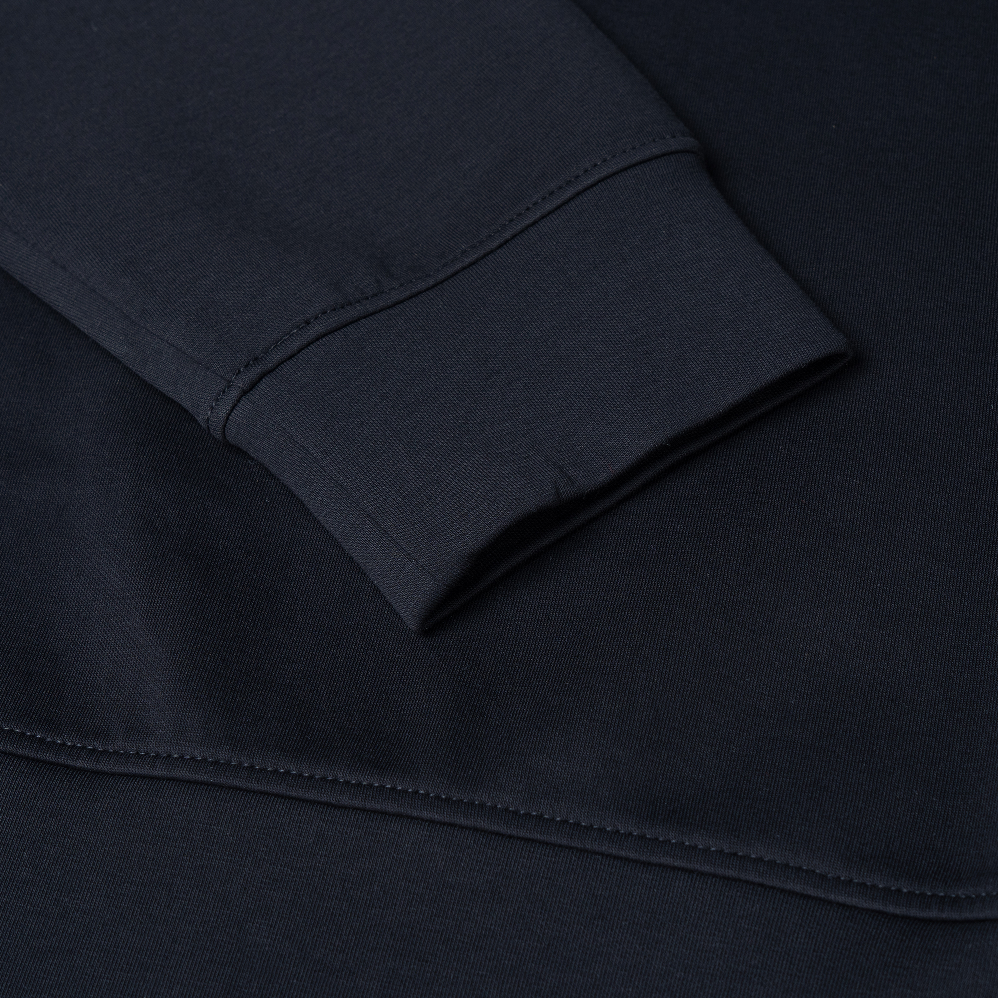 Sizing Emporio Armani FW23 黑色圓領長袖衛衣 帶標誌設計 6R1MG7-1JHSZ-00A9