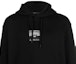 Details for EMPORIO ARMANI FW23 Black Hoodie with Letter Print Design. 6R1MCN-1JWPZ-0999