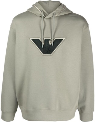 EMPORIO ARMANI FW23 Black Hoodie with Solid Color Logo Embroidery. 6R1ME5-1JHSZ-00A2 Sizing EMPORIO ARMANI FW23 Black Hoodie with Solid Color Logo Embroidery. 6R1ME5-1JHSZ-00A2