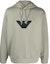 Sizing EMPORIO ARMANI FW23 Black Hoodie with Solid Color Logo Embroidery. 6R1ME5-1JHSZ-00A2