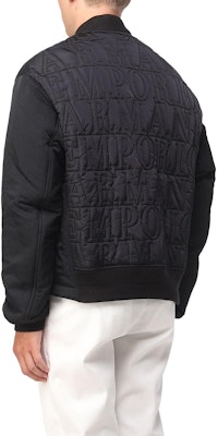 埃姆普里奥·阿玛尼 FW23 黑色字母印花拉链棒球夹克 6R1B76-1NIJZ-0999 Shop 埃姆普里奥·阿玛尼 FW23 黑色字母印花拉链棒球夹克 6R1B76-1NIJZ-0999