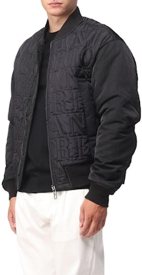 埃姆普里奥·阿玛尼 FW23 黑色字母印花拉链棒球夹克 6R1B76-1NIJZ-0999 Purchase 埃姆普里奥·阿玛尼 FW23 黑色字母印花拉链棒球夹克 6R1B76-1NIJZ-0999