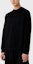 Shop 엠포리오 아르마니 FW23 블랙 로고 프린트 크루넥 풀오버 스웻셔츠. 6R1ME7-1JHSZ-0999