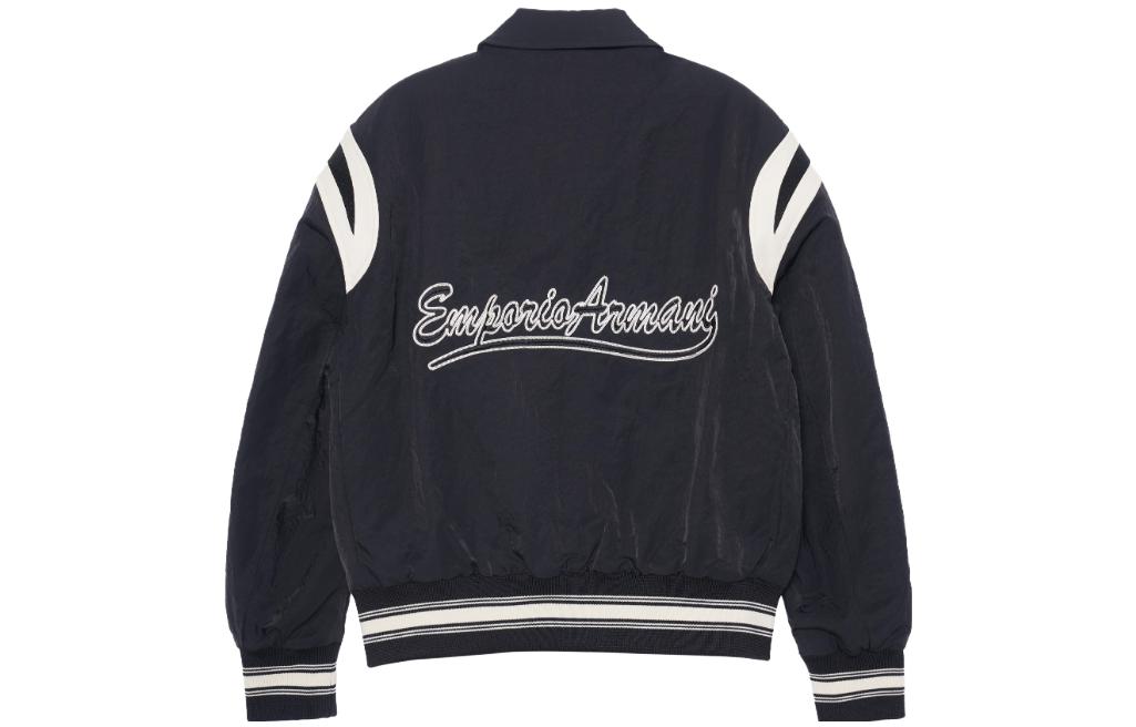 Emporio Armani FW23  Black Pinstripe Single-Breasted Jacket. 6R1BZ2-1NZOZ-0999 圖 3