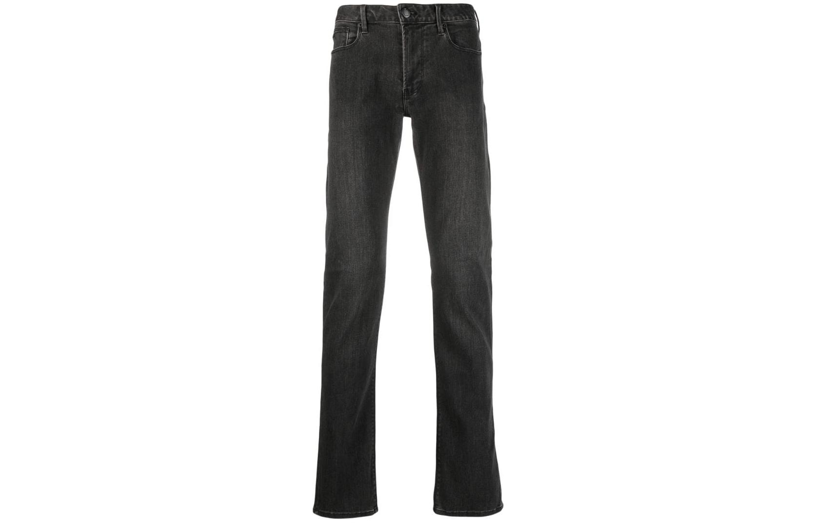 EMPORIO ARMANI FW23  Black Straight Fit Zipper Denim Jeans 8N1J06-1DHDZ-0006 圖 2
