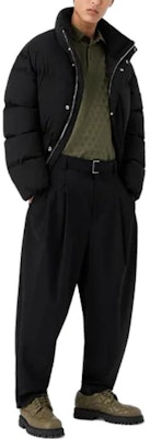 EMPORIO ARMANI FW23 黑色拉链立领夹克 6R1B6R-1NZ7Z-0999 Lookbook EMPORIO ARMANI FW23 黑色拉链立领夹克 6R1B6R-1NZ7Z-0999