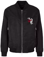EMPORIO ARMANI FW23 Black Zip Jacket with Letter Print. 6R1B73-1NMZZ-0999 EMPORIO ARMANI FW23 Black Zip Jacket with Letter Print. 6R1B73-1NMZZ-0999