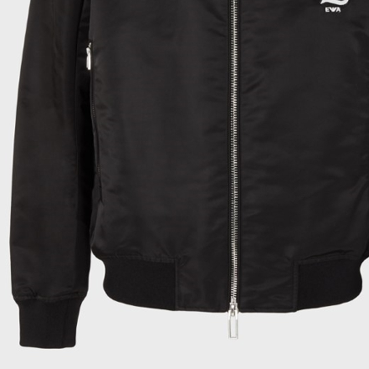 EMPORIO ARMANI FW23  Black Zip Jacket with Letter Print. 6R1B73-1NMZZ-0999 圖 6