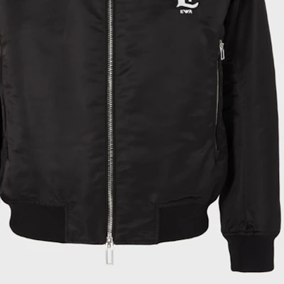 EMPORIO ARMANI FW23 Black Zip Jacket with Letter Print. 6R1B73-1NMZZ-0999 Sizing EMPORIO ARMANI FW23 Black Zip Jacket with Letter Print. 6R1B73-1NMZZ-0999