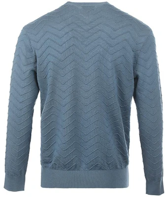 Jersey Azul Sólido Cuello Redondo EMPORIO ARMANI FW23. 6R1MX9-1MCWZ-F938 Lookbook Jersey Azul Sólido Cuello Redondo EMPORIO ARMANI FW23. 6R1MX9-1MCWZ-F938