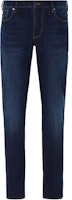 EMPORIO ARMANI FW23 Blue Washed Straight-Leg Zipper Jeans 6R1J06-1DRHZ-0941 EMPORIO ARMANI FW23 Blue Washed Straight-Leg Zipper Jeans 6R1J06-1DRHZ-0941