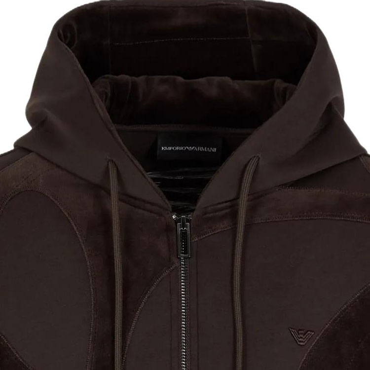 Details for EMPORIO ARMANI FW23  Camouflage Zip Hoodie Jacket Army Green 6R1MF9-1JUWZ-105A6