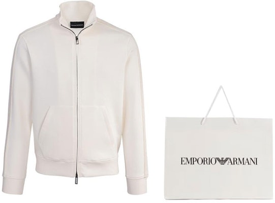 エンポリオアルマーニ FW23 カラーブロック ハイネック ジップアップジャケット. 6R1MF1-1JHSZ-0128 3