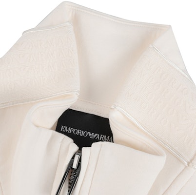 エンポリオアルマーニ FW23 カラーブロック ハイネック ジップアップジャケット. 6R1MF1-1JHSZ-0128 4