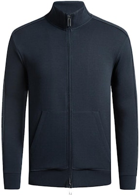 エンポリオアルマーニ FW23 カラーブロック ハイネック ジップアップジャケット. 6R1MF1-1JHSZ-0128 6